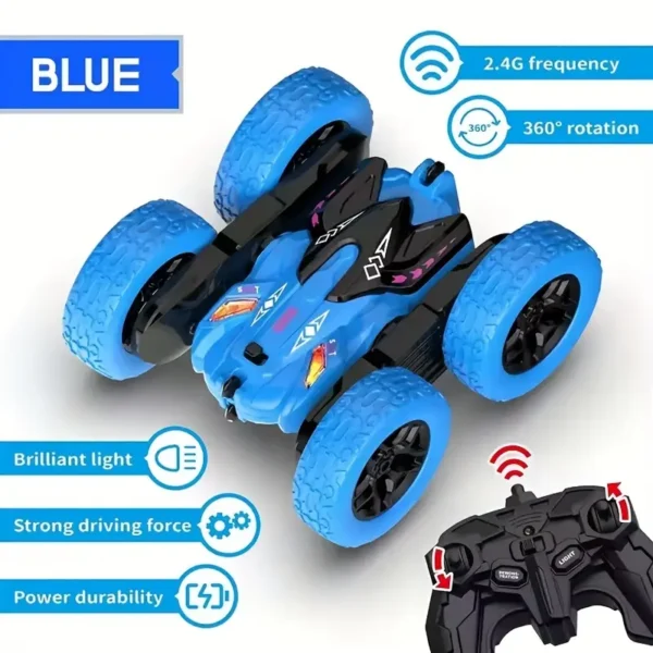 4f4f8a06-0b6e-476d-9e8d-eb3e984b2397 2.4G Dual-Sided Stunt Climbing Car Toy
