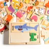 66302c94-1a00-4c2e-9a45-ca8616947406 Wooden Animal Puzzle Toy