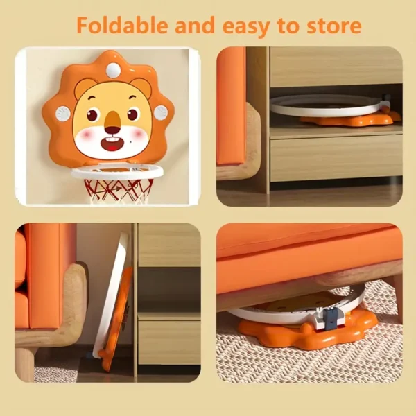6e0ac4bd-6e97-4dab-a891-6d19dc875e08 Cartoon Animal Basketball Hoop Set