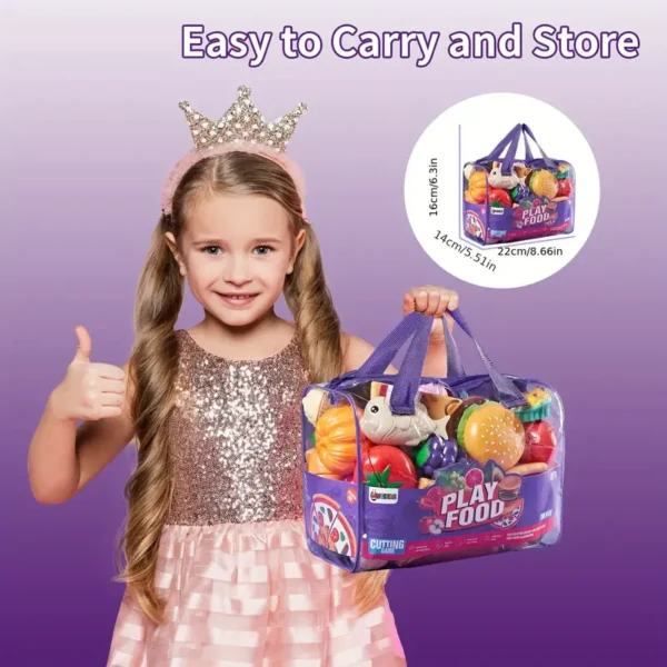 Pretend Play Food Kitchen Set