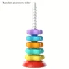 Colorful Rainbow Star Rotating Tower