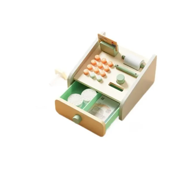 Boy Girl Playing Home Cash Register Set