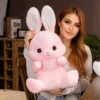 Adorable Long-Eared Rabbit Plush Toy