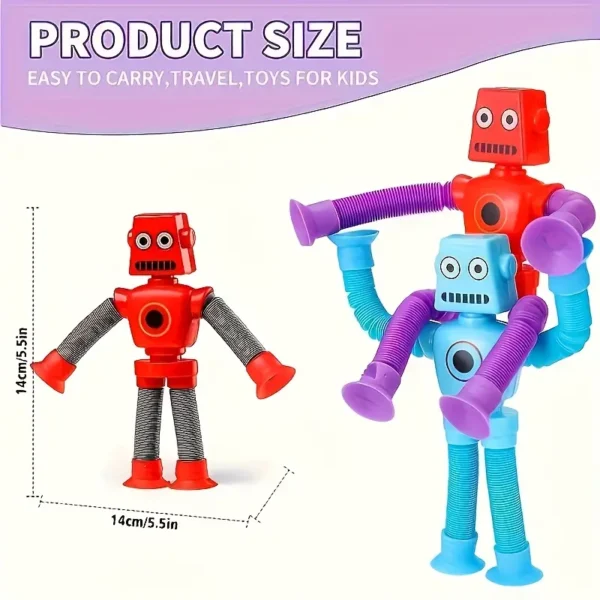 Retractable Robot Toys Random Colour