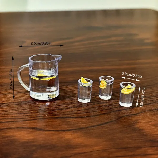 Micro Mini Cute Lemon Cup Set